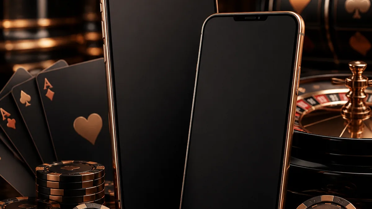 Alvynn Casino mobiilikäyttöä kuvaava puhelinnäkymä